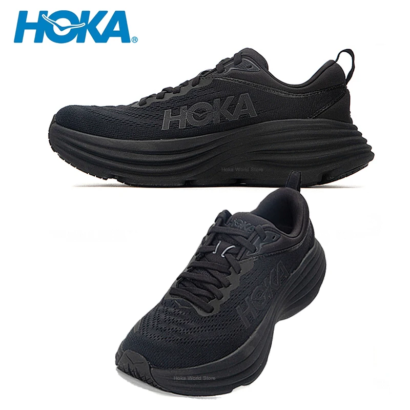 

HOKA Sport Running Shoes Bondi 8 Breathable Anti Slip Cushioning Road Runs Shoes Men Sport Shoes Lifestyle Outdoor Sneaker Women
