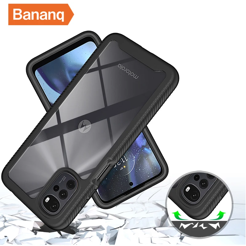 

Bananq Case For Motorola G200 5G G100 G60S G41 G40 G31 G30 G22 G20 Shockproof Armor Cover For G7 G8 G9 G10 Power Plus Play Lite