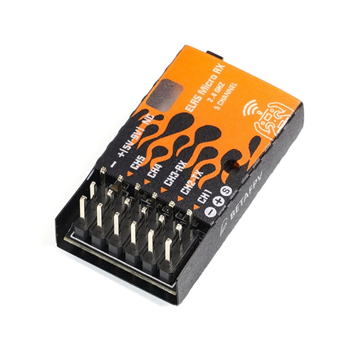 

ELRS -2.4GHz Receiver 5Channel PWM Output Suitable for Long-Distance Fixed-Wing Helicopter Model Car Model DIY