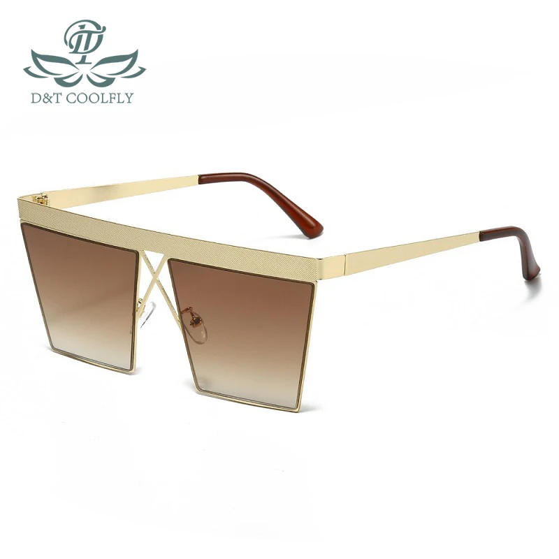 Новинка 2024 модные солнцезащитные очки D &amp T женские и мужские полуоблегающие