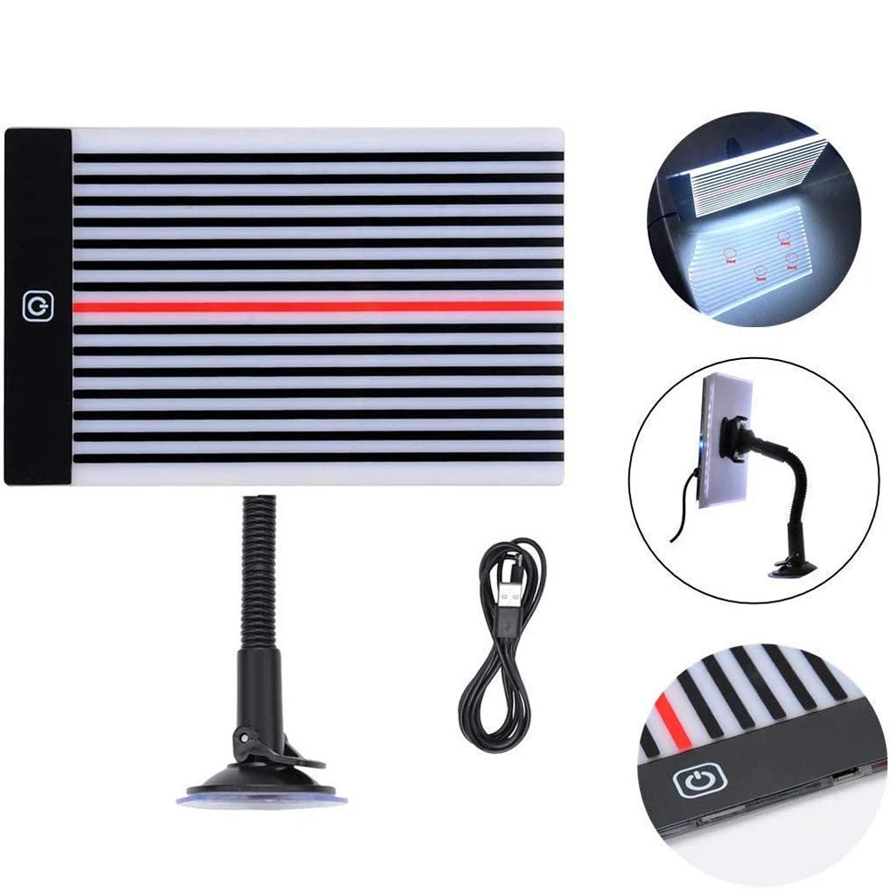 

Car Paintless Dent Fix Tools LED Stripe Light Line Board Find Dent Reflector Dent Removal Repair Tool Highlighted Lamp