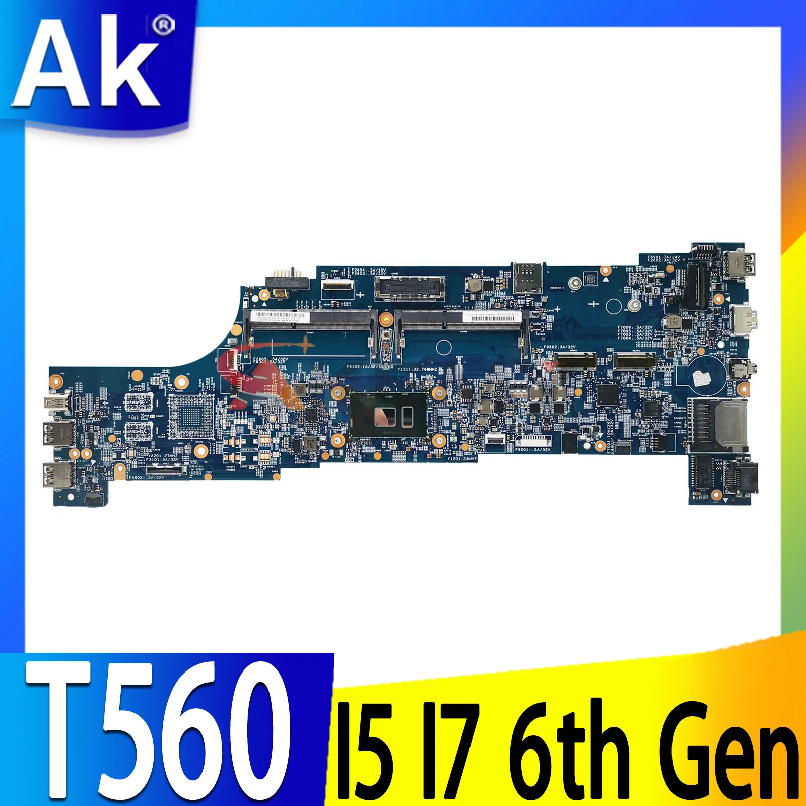 

15202-2/15202-1/15202-3 For Lenovo ThinkPad T560 P50S Laptop motherboard with I5 I7 6th Gen CPU 100% test work