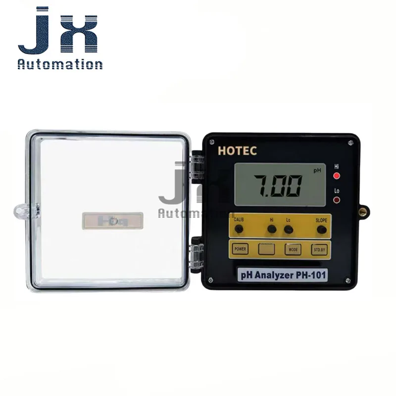 Фото Тайваньский онлайн-измеритель pH HOTEC Instrument Industry PH-101 ORP-101 PH/ORP-101 Настольный цифровой контроллер pH/ORP, тестер pH №1