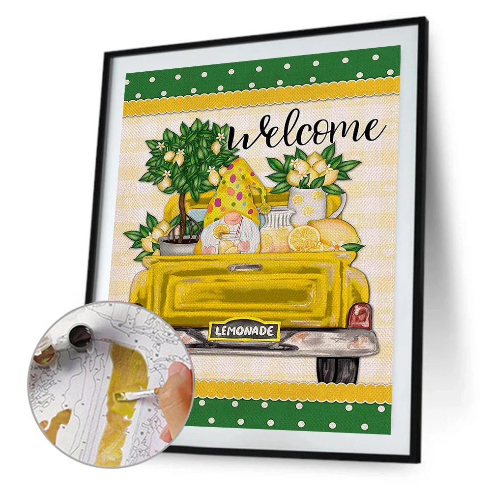 

Набор для рисования по номерам на масляной основе, без рамки