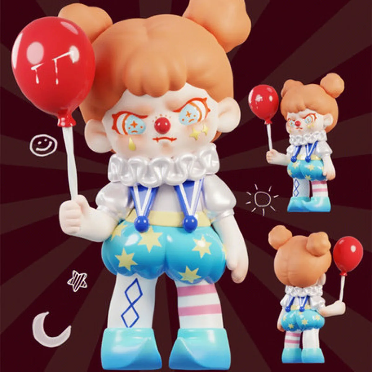 DORA Keep Strangers Away Series 2 Blind Box Toys Kawaii Anime Action Figure Caixa Caja Surprise Mystery Box Dolls Girls Gift