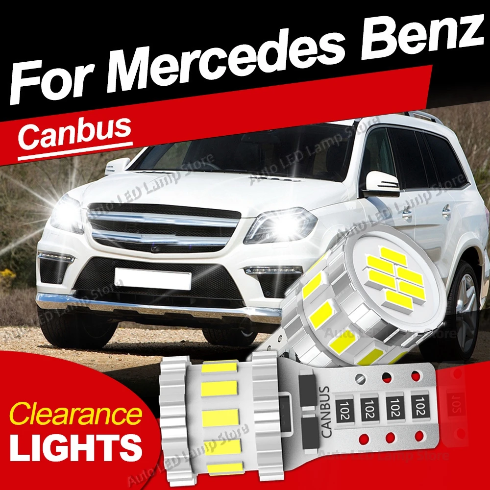 

Для Mercedes Benz GL-Class X164 X166 W163 W164 W166 W251 V251 R129 R230 Светодиодный габаритный фонарь Парковочная лампа W5W T10 194 Canbus