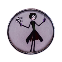 gothic art comics enamel pin wrap clothes lapel brooch fine badge fashion jewelry friend gift