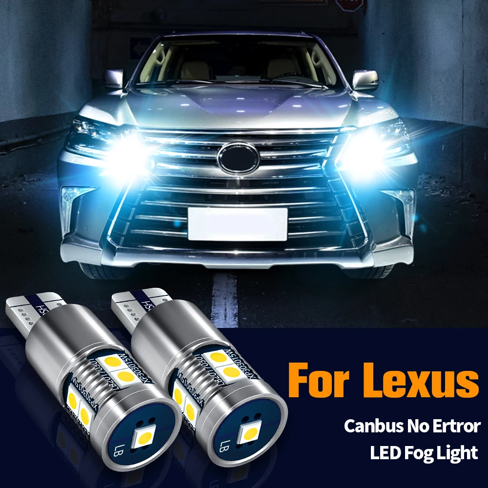 

2pcs LED Clearance Light Bulb Lamp W5W T10 For Lexus HS250H IS F LS430 LS460 LS600H LX470 LX570 RX300 RX330 RX350 RX450H SC430