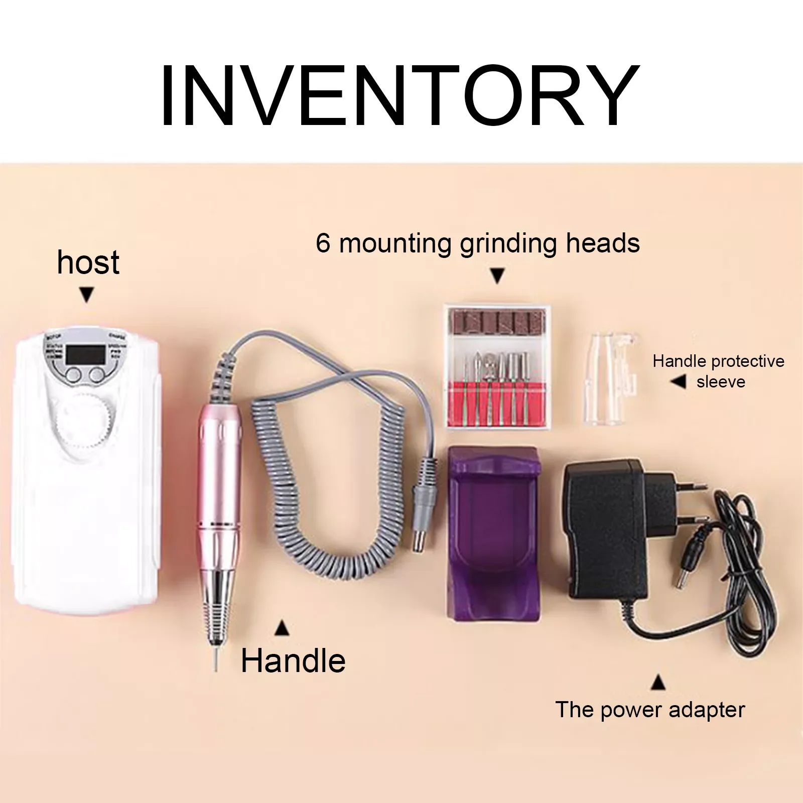 

Электрическая машинка для маникюра и педикюра, 2200 мАч