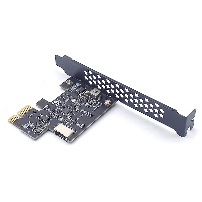 Новая плата расширения PCI Express 2 0 X1 USB 3 Gen1 TYPE-E карта PCIe передний адаптер Type-C