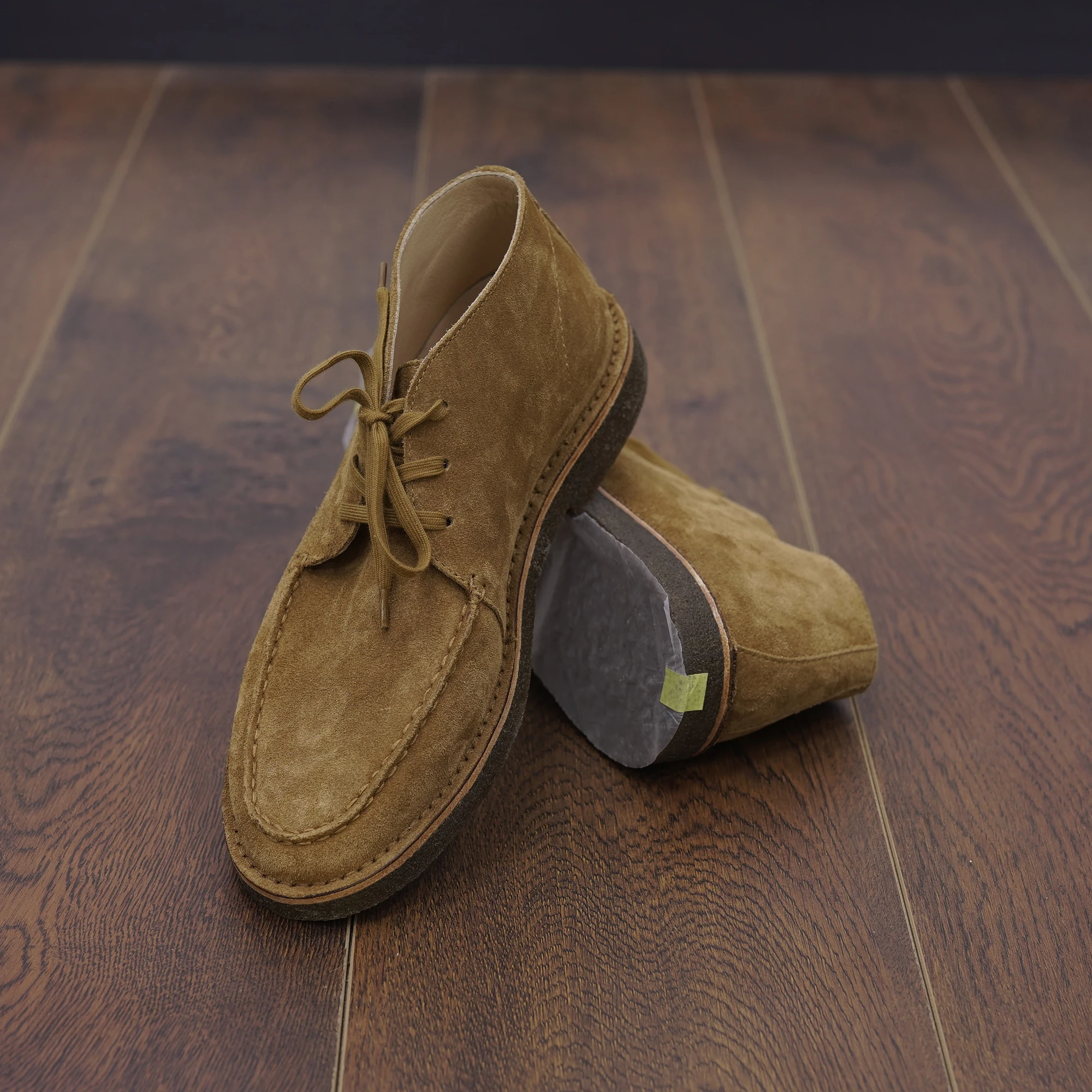 Ботинки Goodyear из кожи с швами Chukka классические винтажные сапоги 007 Джеймс Бонд