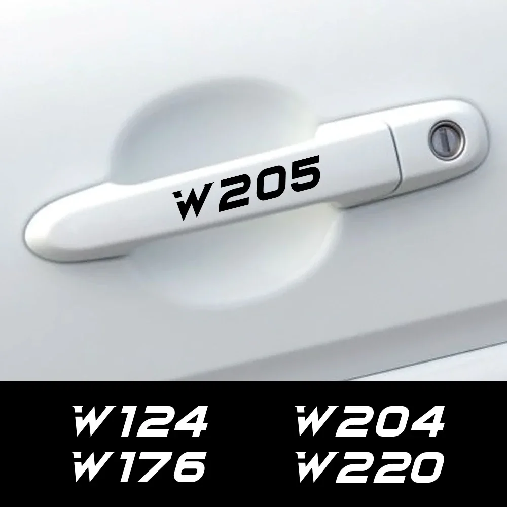 4 Упаковки Декоративных Наклеек На Дверные Ручки Автомобиля Mercedes Benz Для Моделей