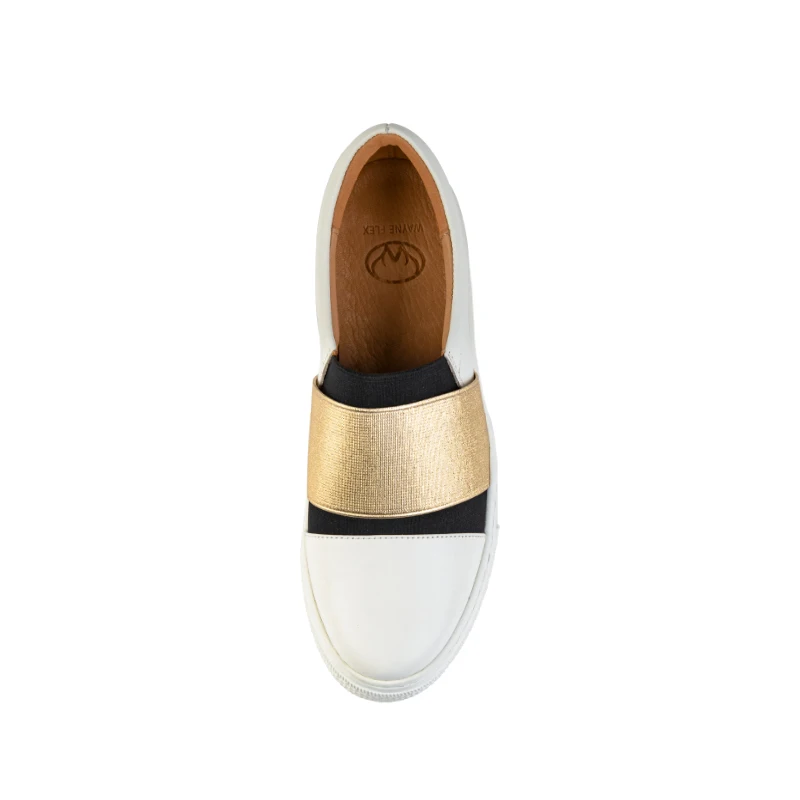 Deerskin Thick Bottom Skateboard Leisure Versatile Genuine Leather Slip On Loafers Women Shoes Sneaker 0712