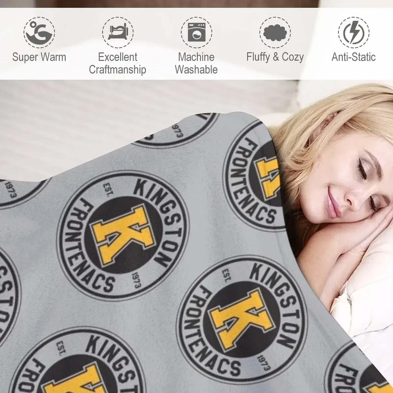 Одеяло Kingston Frontenacs декоративные кровати многофункциональные одеяла