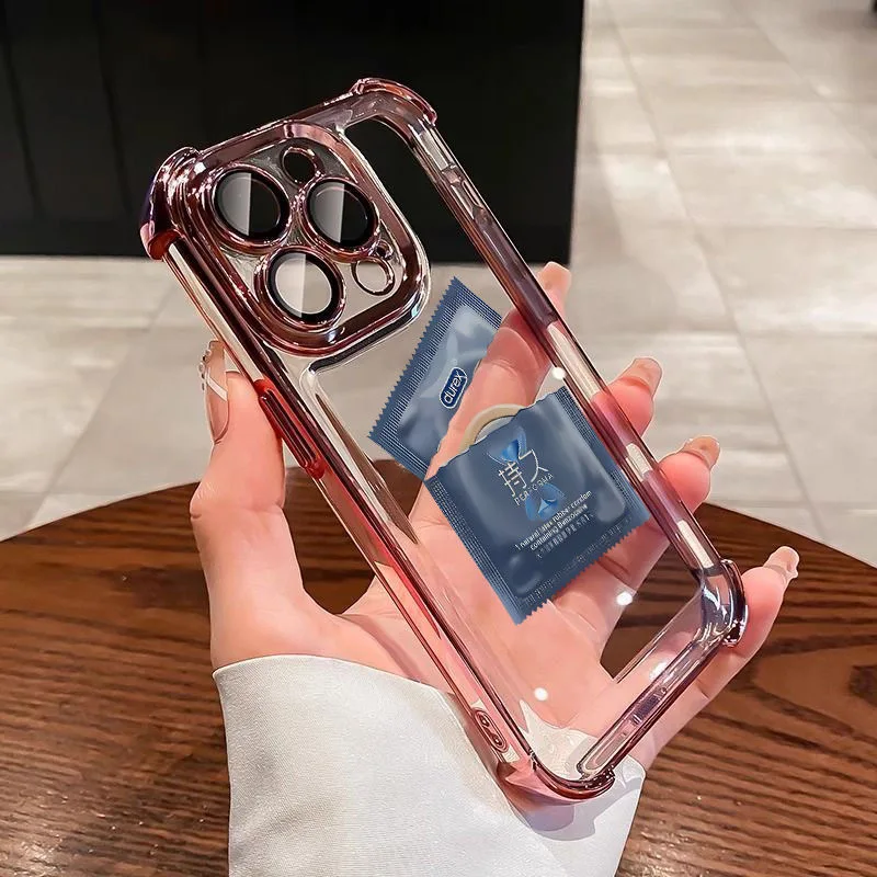 Funny Durexs Phone Case For Samsung S24 S23 S22 S21 S20 FE Note20 Plus Ultra Lite 5G Shockproof Clear Armor Cover