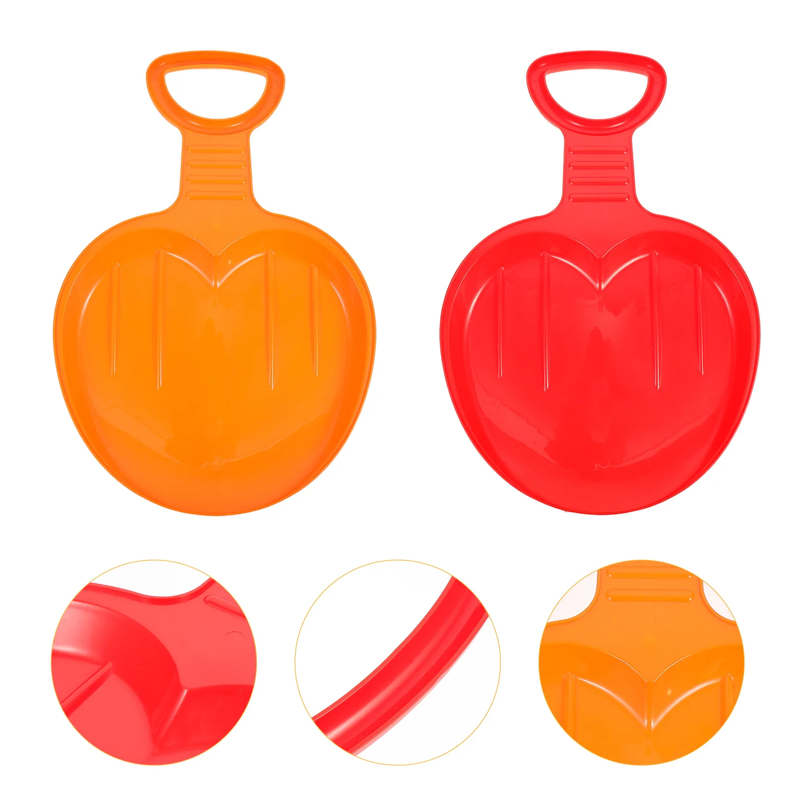 

2pcs Snow Sled Outdoor Chic Safe Outdoor Winter Slider Snow Board For Iceland Sand Ground