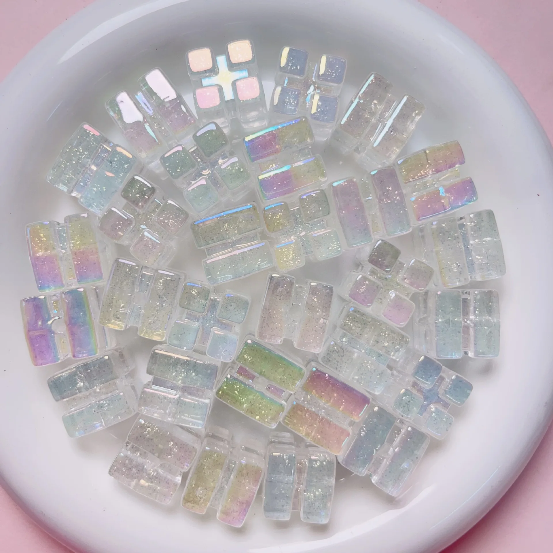 60 шт. акриловые бусины для ювелирных изделий 15 мм