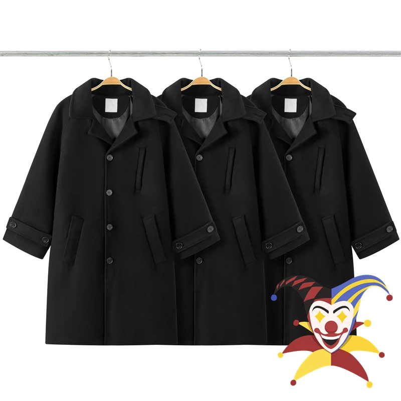 

Woolen Long Coat Jackets Men Women 1:1 High Quality Windproof Warm Jacket