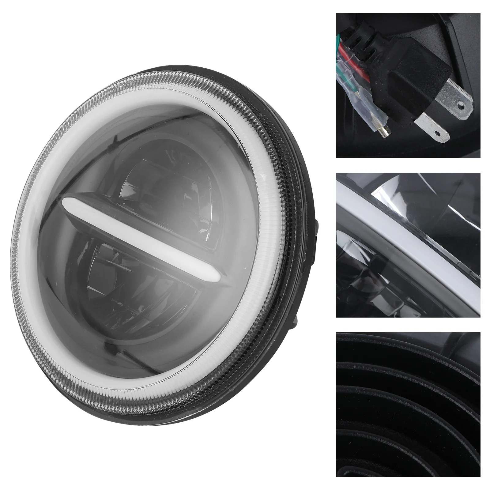 

7 Inch Headlight LED Car Headlight Practical Automobile Light Replacement