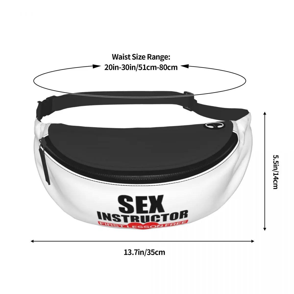 Забавная сумка для инструктора по сексу мужчин и женщин заказной поясной кошелек