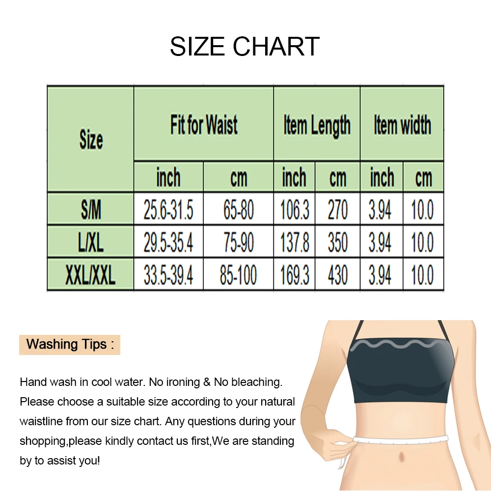 SEXYWG Women Waist Trainer Wrap for Tummy Control Neoprene Weight Loss Sauna Belt Fat Burning Waist Cincher Women Waist Wrap