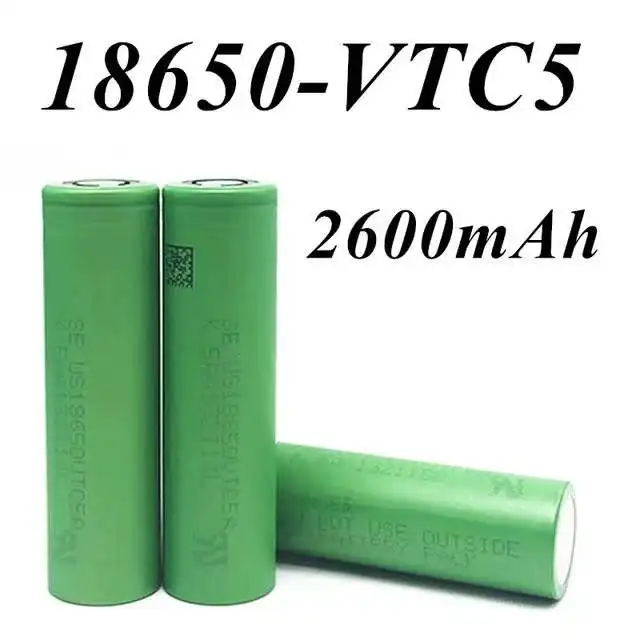 

2022 NEW 3.7 V rechargeable voltage us18650 vtc5 2600 MAH vtc5 18650 battery replace 3.7 V 2600 MAH 18650 battery