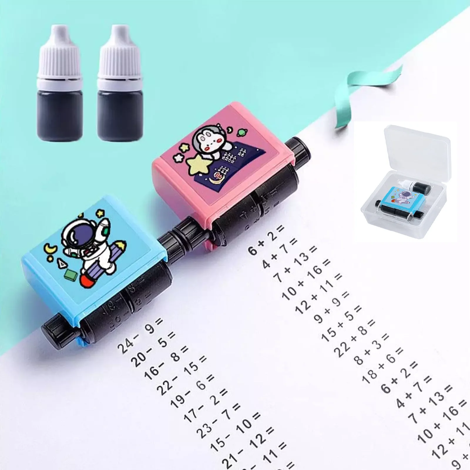 

Math Practice Number Rolling Stamp Addition And Subtraction Question Stamp Roller Digital Teaching Stamp Arithmetic Tool