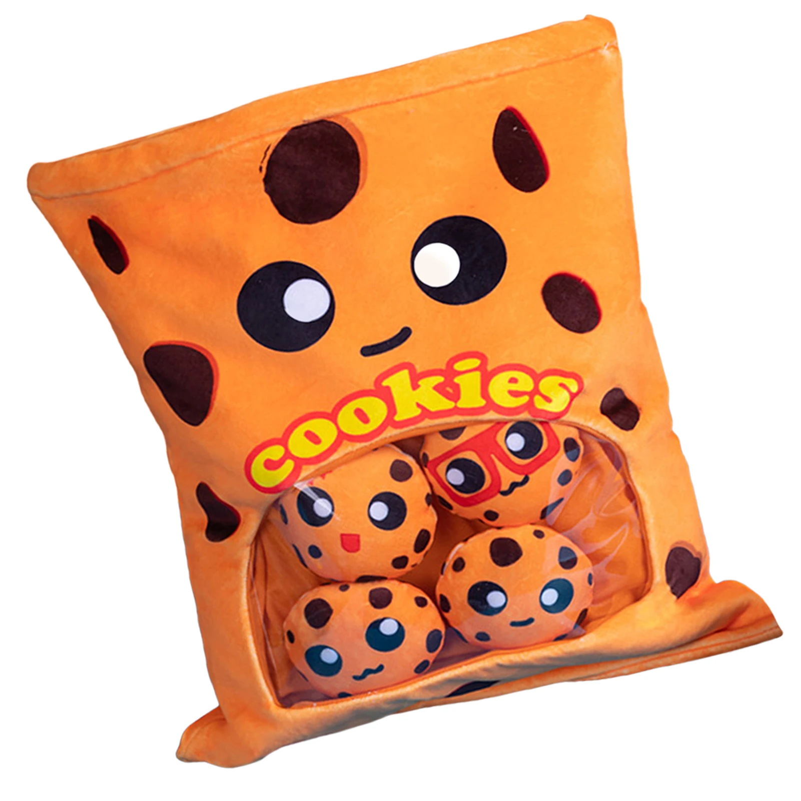 

Cheesy Puff Plush Toy Cute Fluffy Puff Pillow Stuffed Soft Snack Pillow Kawaii Stuffed Toy Kids Toy Birthday Christmas Gift