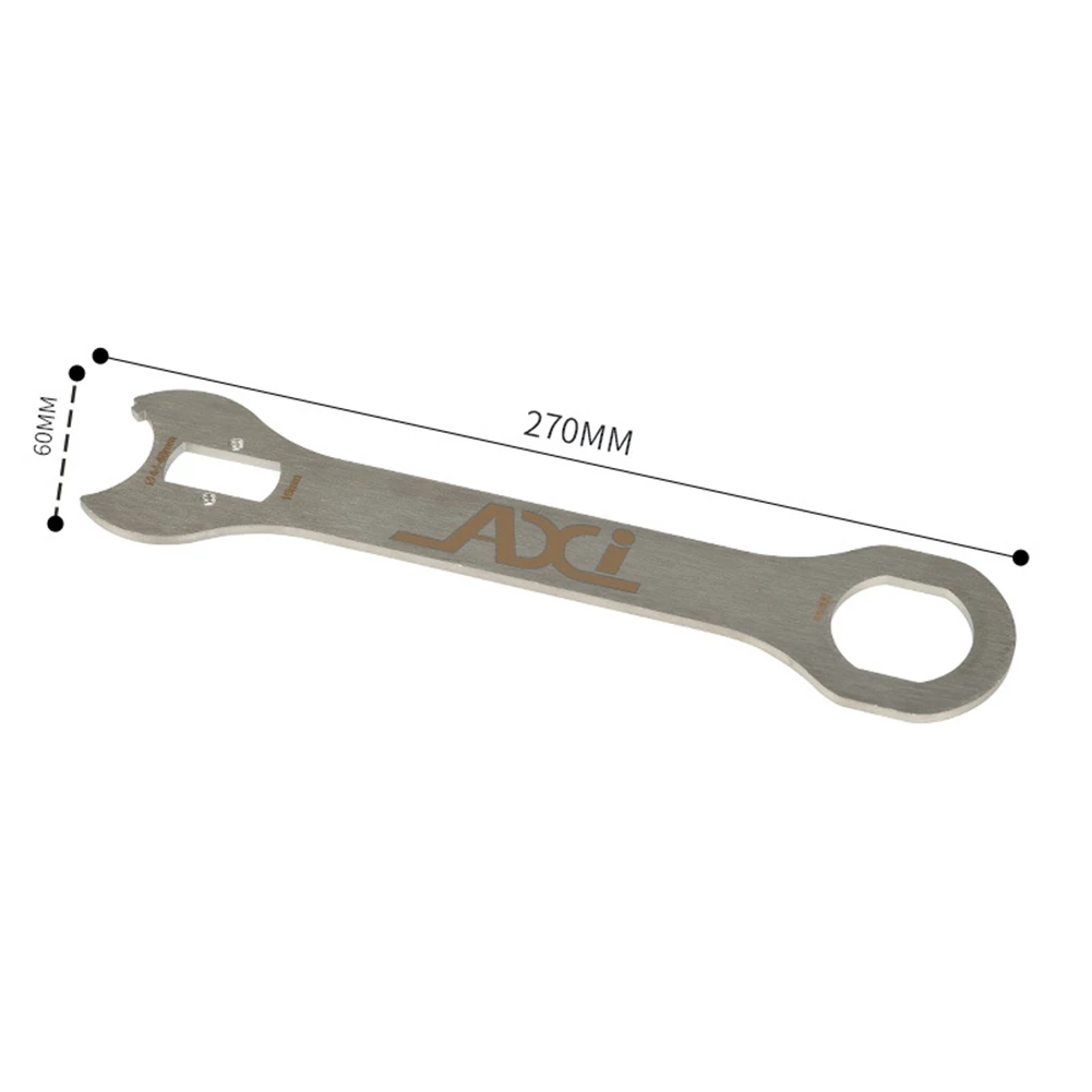 

Outdoor Bottom Bracket Wrench Bicycle Disassembly And Installation Maintenance Tool Silver Steel 1 Set 270x60mm