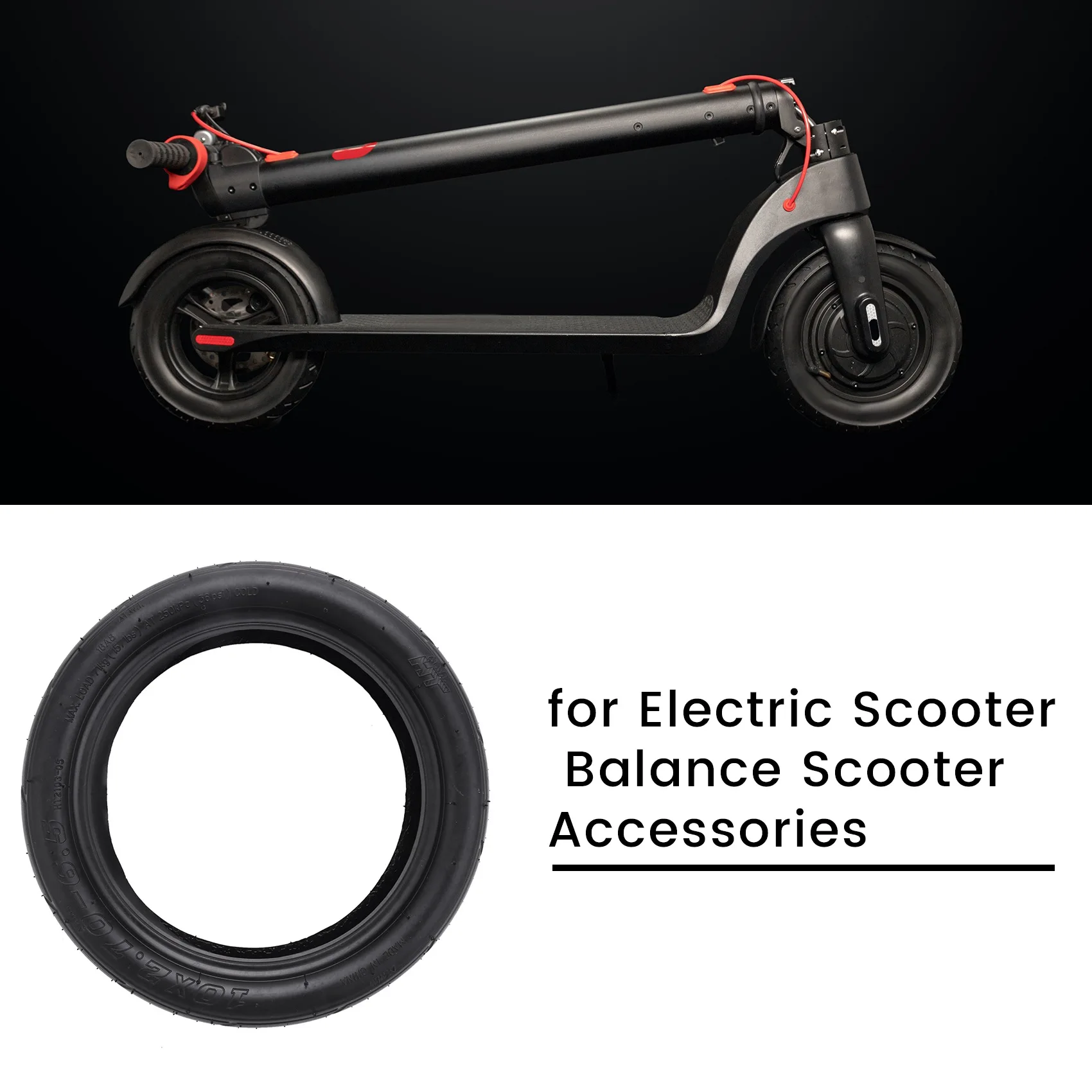 Наружная шина 10X2.70-6.5 для внутреннего баланса скутера