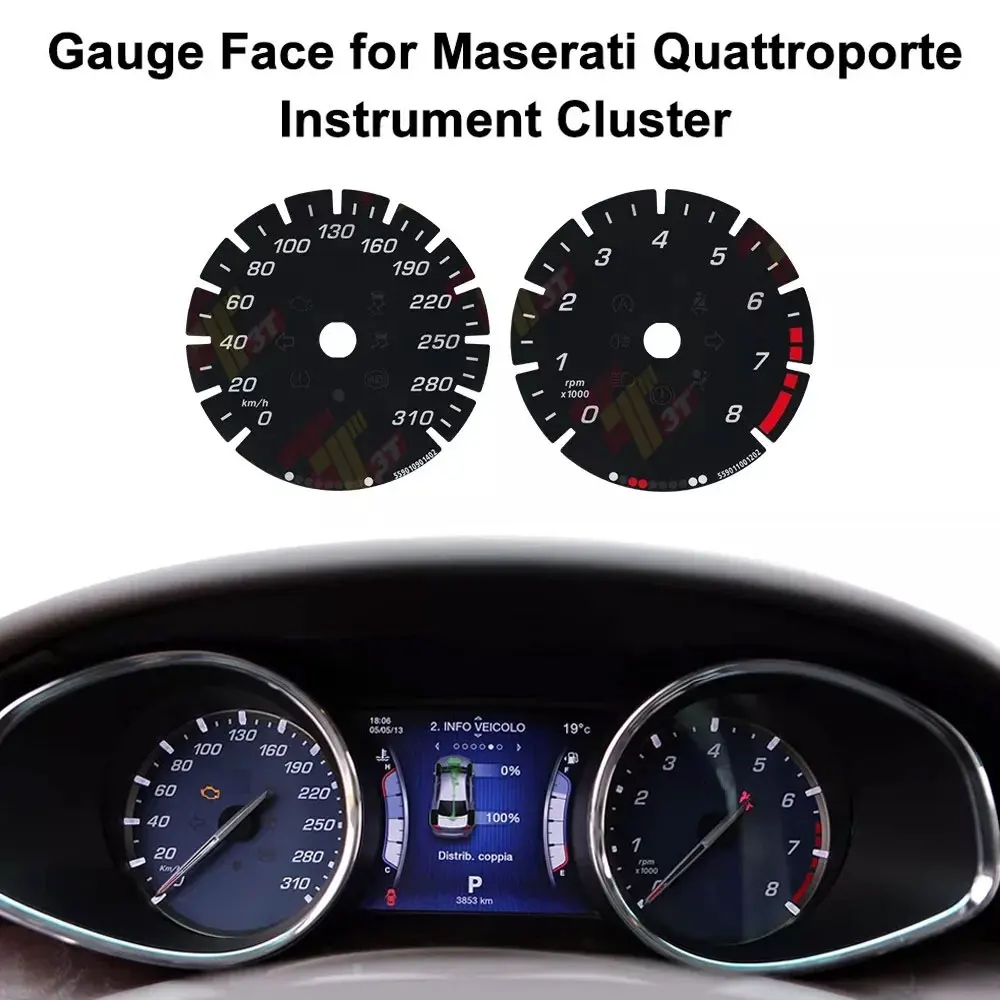 

Цветной калибра, черный, синий, красный, желтый для Maserati Quattroporte, для Ghibli, для инструмента Levante