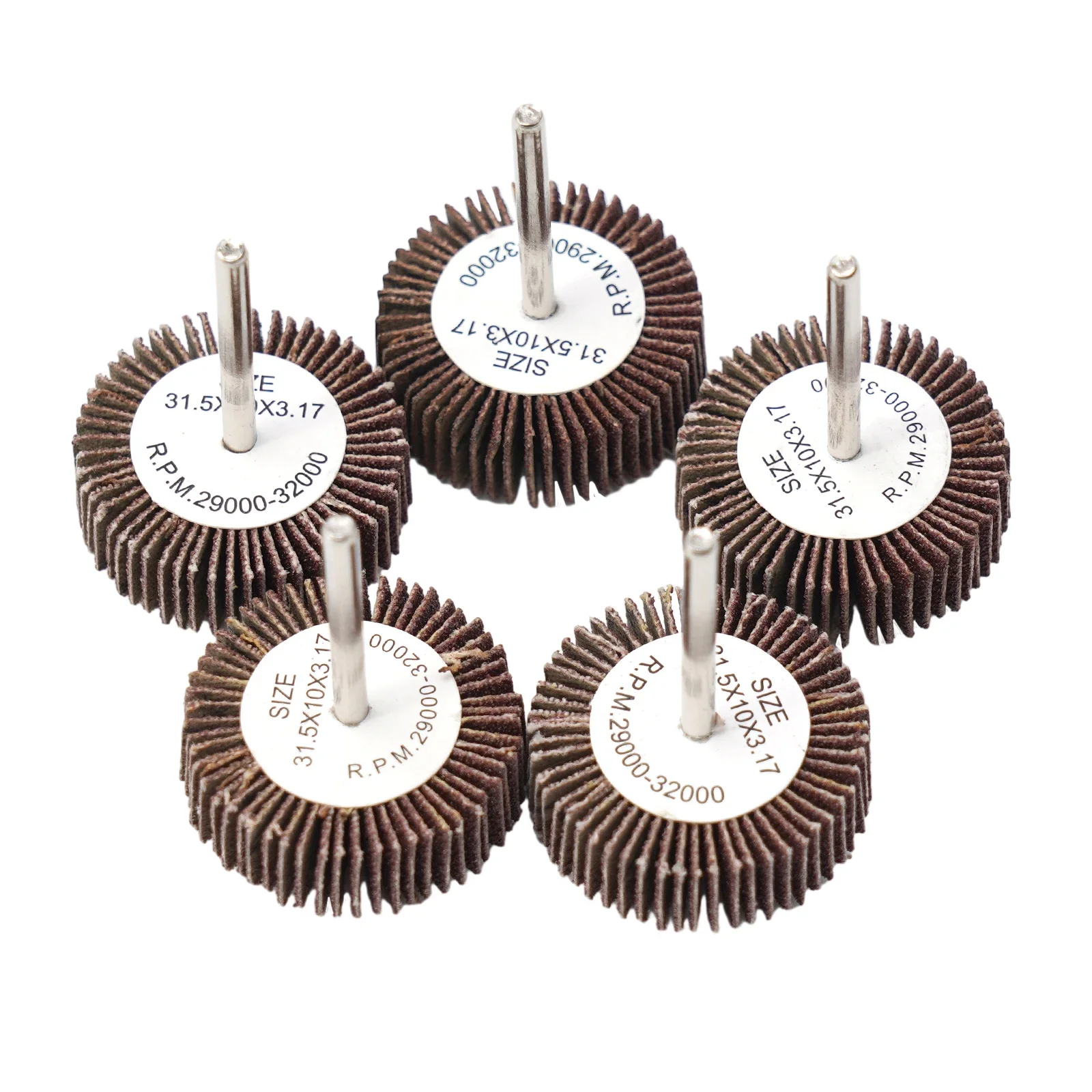 5 шт. откидные колеса для вращающегося инструмента набор шлифовальных дисков 1/8