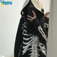 yiciya hoodies loose womens sweatshirt %e2%80%8bzipper mens oversized size hooded thin female jacket hoody oversized hoodie y2k top