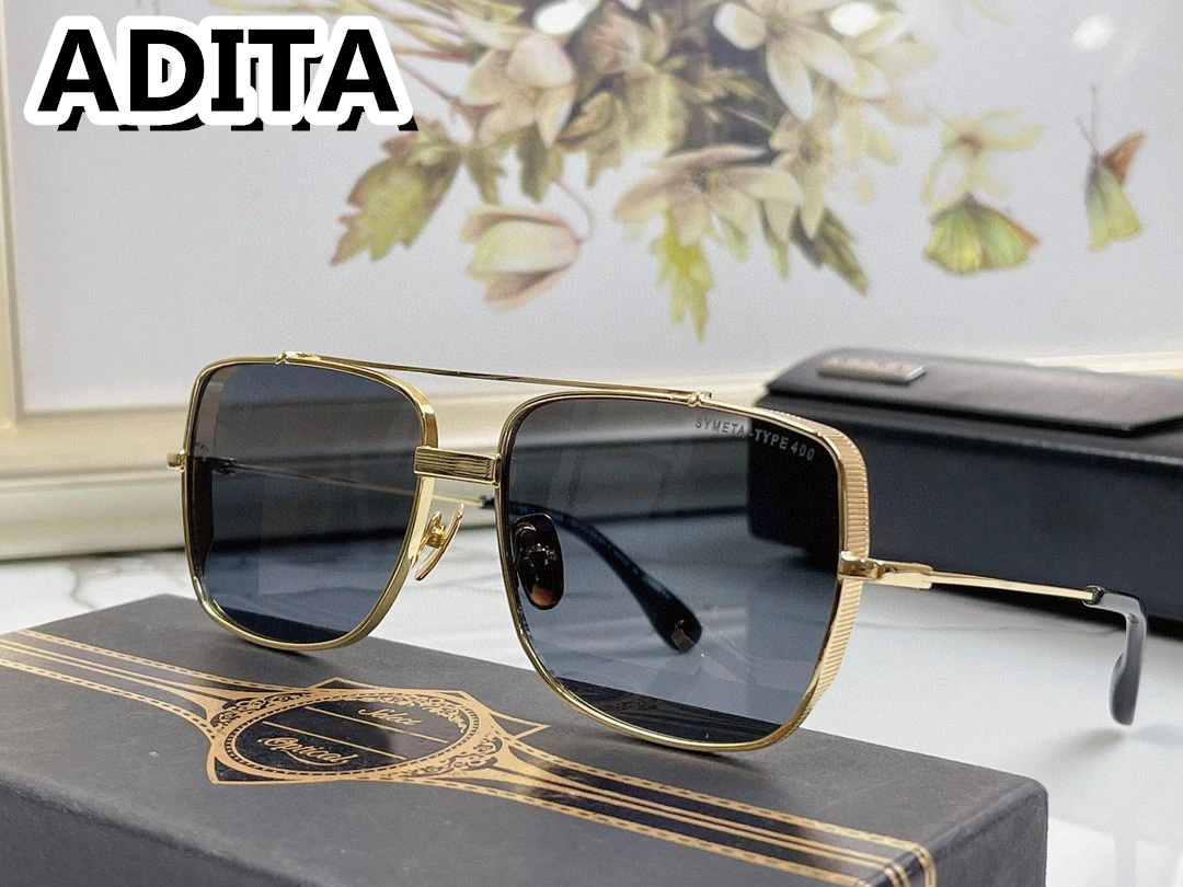 A DITA Symeta Type 400 DTS123 Top High Quality Sunglasses for Men Titanium Style Fashion Design Sunglasses for Womens  with box