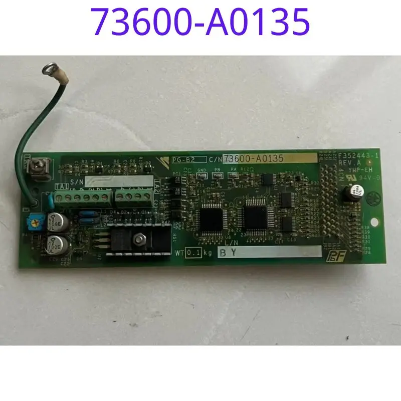 

Используется преобразователь частоты PG card PG-B2 73600-A0135, проверка функций в целости