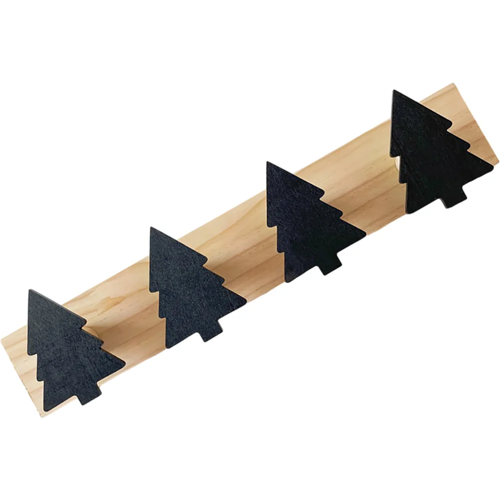 

Coat Hook Rack Decorative Christmas Tree Coat Rack Wooden Coat Hook for Hat Towel Robes Keys