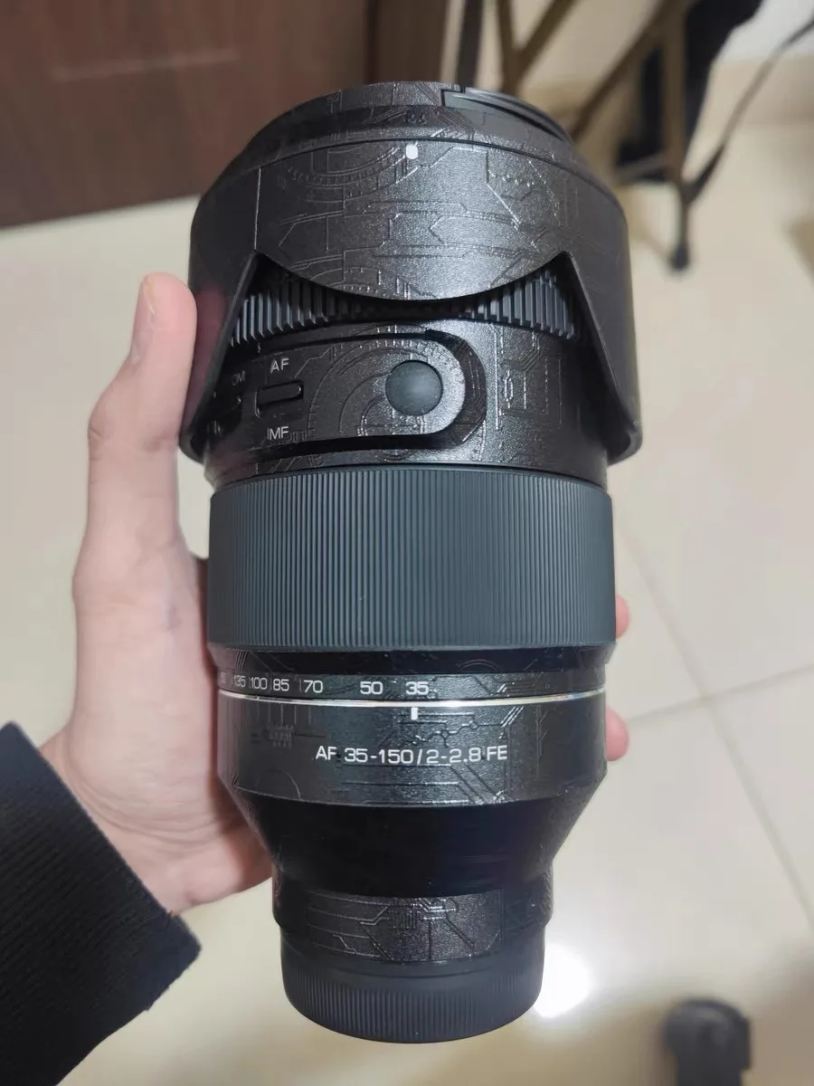 Наклейка на кожу для объектива камеры Samyang AF 35-150 мм F2-2.8 FE