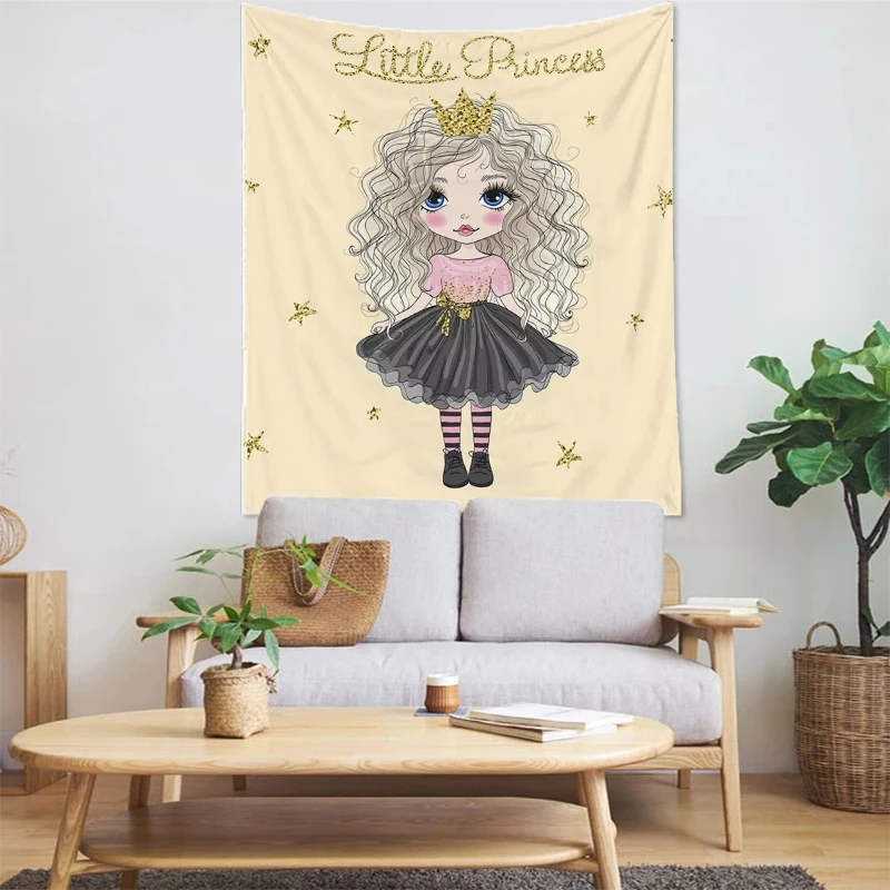 

Tapestry Home Decoration Wallpaper Headboards Ballet Girl Tapestries Decor Wall Hanging Art Accessories Aesthetic Custom Bedroom