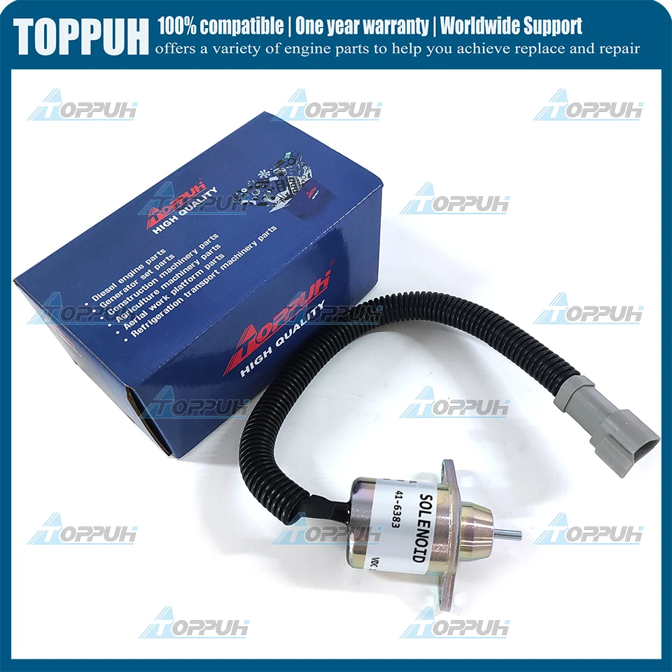 Фото Новый соленоид 12В 41-6383 (1 шт.) для холодильных установок Thermo King MD, RD, SL, TD, SLX, SB, артикулы 41-4306, 41-3291, 41-9100 №2