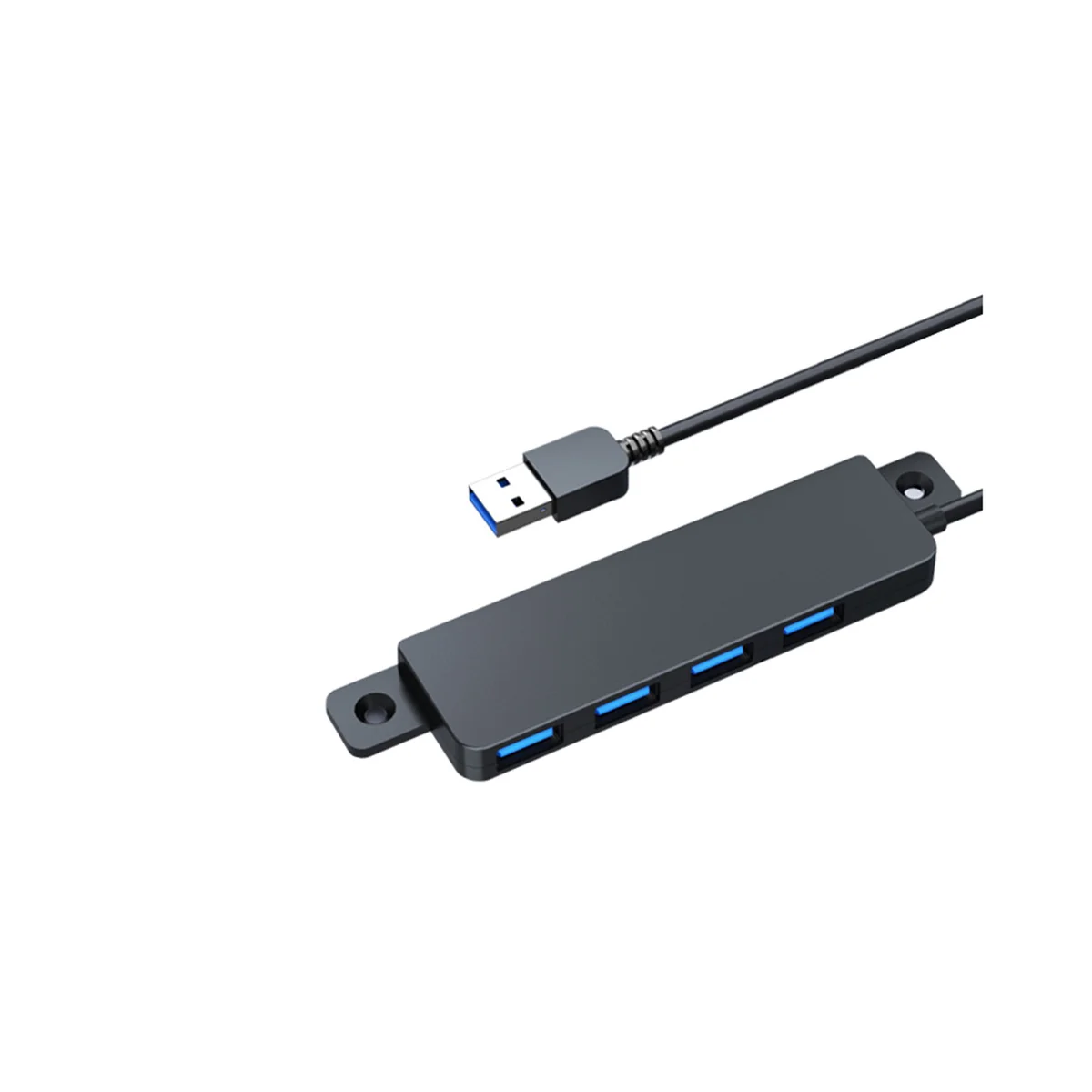 

USB Hub 3.0 Multi USB Splitter 4 USB Port 3.0 with Charge Power for Smart Phone Computer Pro PC Hub C,120Cm