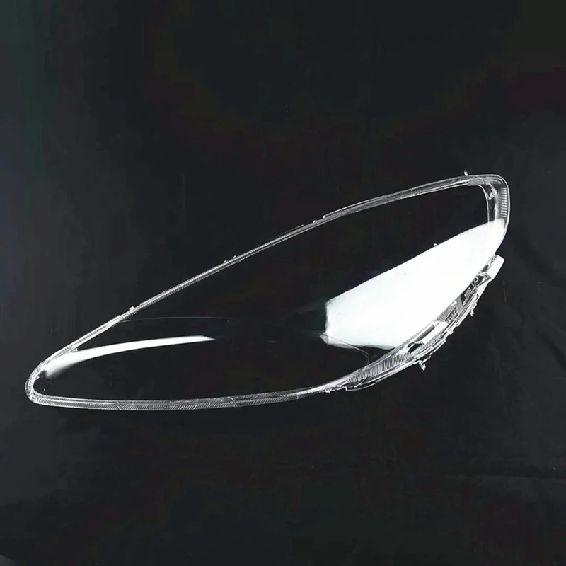 1 Pair Car Headlight Shell Lamp Shade Transparent Cover Glass Lens For Mazda 2 2007-2012