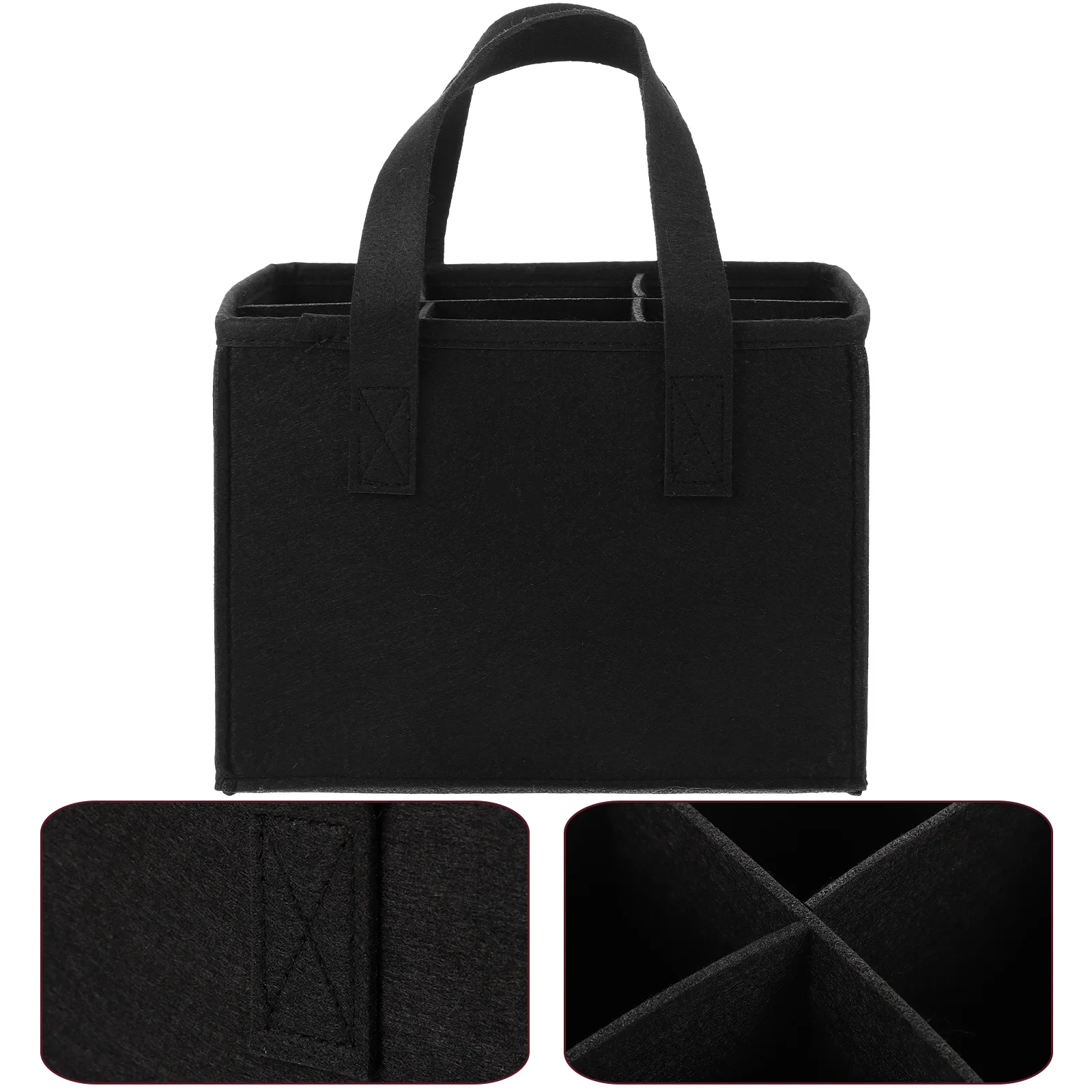 Держатель для бутылки с водой фетровые сумки многоразовые пивные черный