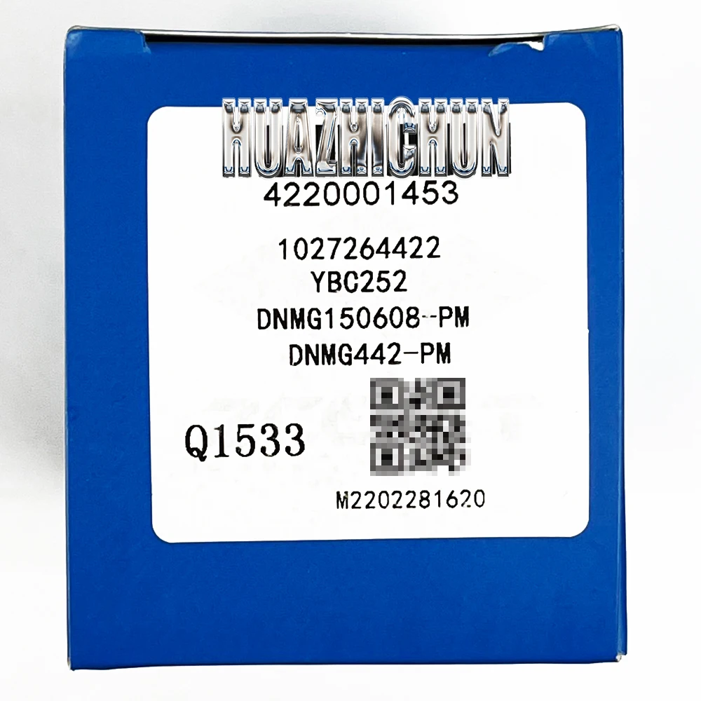 HUAZHICHUN DNMG 150608 -PM YBC252 Твердосплавная пластина с ЧПУ для внутреннего токарного