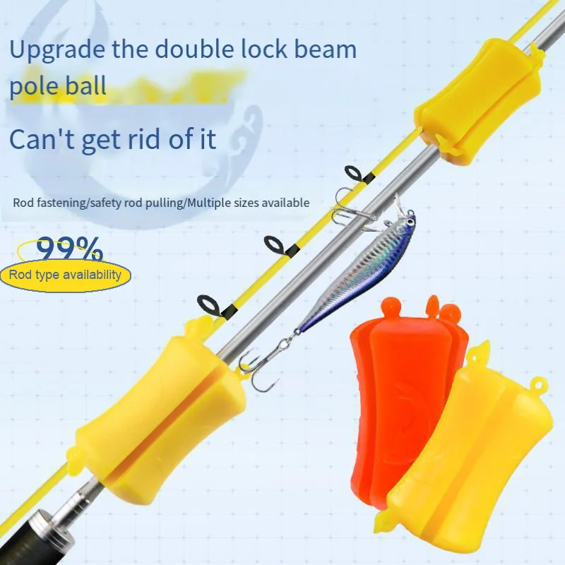 

Rod Retractor S/M Portable Fishing Rod Fixed Ball Fishing Rod Stopper Waterproof Luya Rod Beam Anti-collision Mini Fishing Tools
