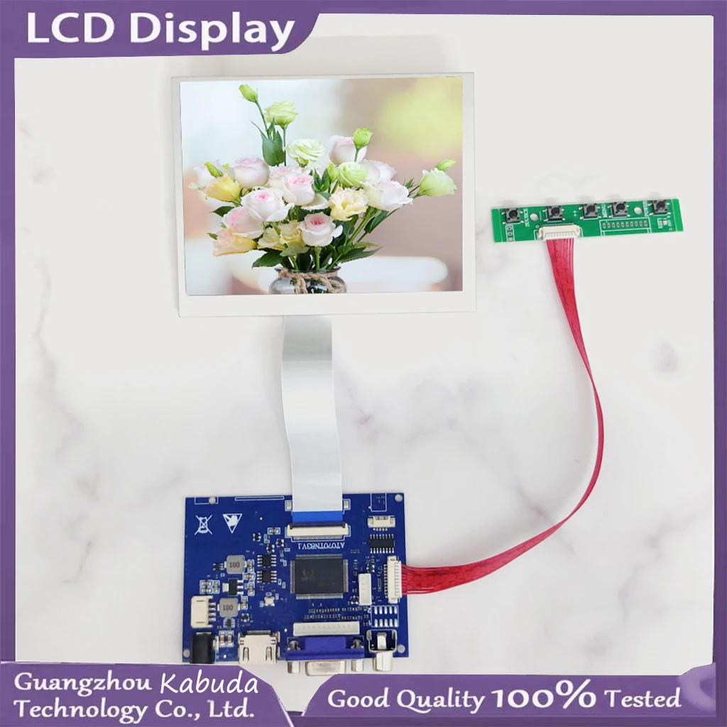 Абсолютно новый оригинальный 5 6 &quotЖК-дисплей AT056TN53 V.1 панель HDMI VGA 2AV плата