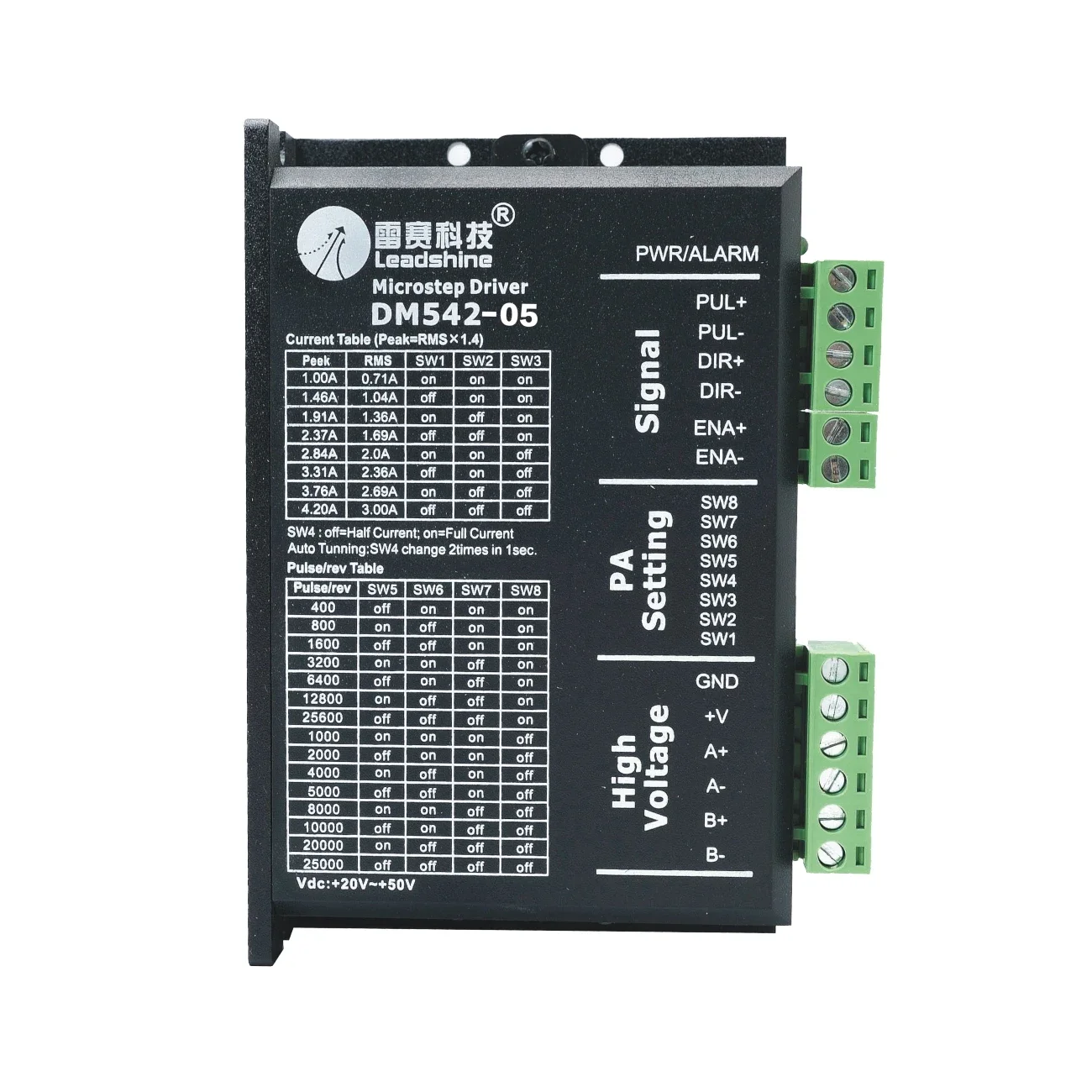 Leadshine DM542-05 От 1 А до 4 2 от 20 50 В постоянного тока для Nema 17 Nema23 NEMA 42 и 57 Шаговый