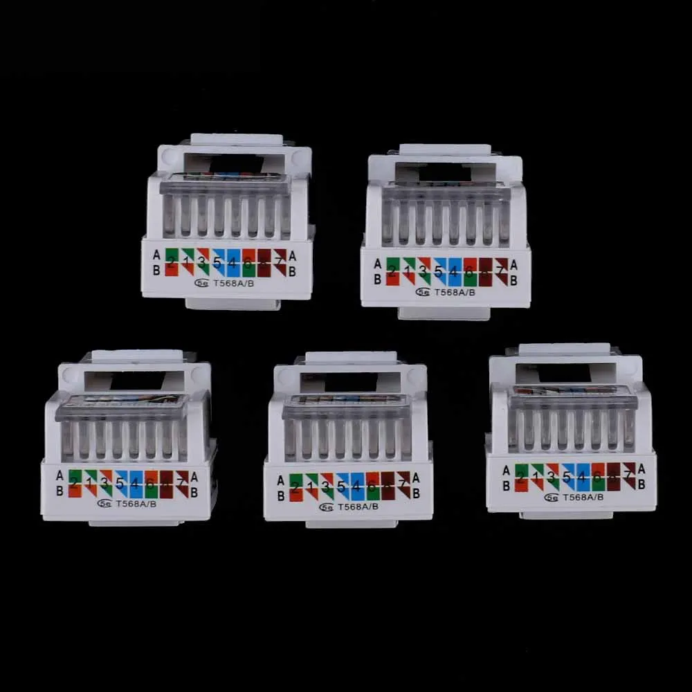 Сетевой модуль UTP CAT5E без инструментов информационный разъем RJ45 компьютерный