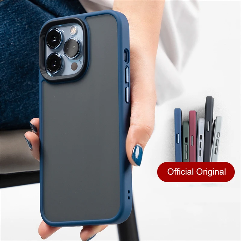 

Soft Silicone Shockproof Bumper Case for IPhone 11 12 13 Mini Pro XS Max Translucent Cover 7 8 Plus X XR SE 2 Matte Funda Shell