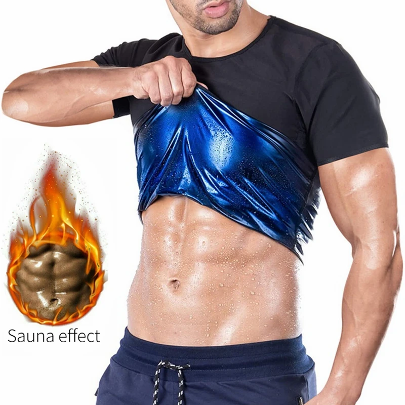 Мужской костюм для сауны термоутягивающая корректирующая одежда утягивающий
