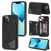 dg ming luxury 2 in 1 leather wallet case assembled with protecting back cover for iphone 11 12 13 14 pro max 6 7 8 plus se2 3
